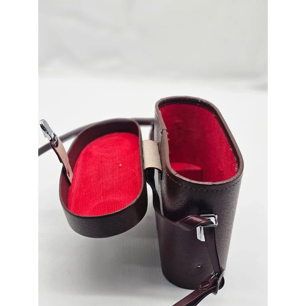 Binocular Case Unisex OS Brown Good Vintage Japan Hard Shell Latch